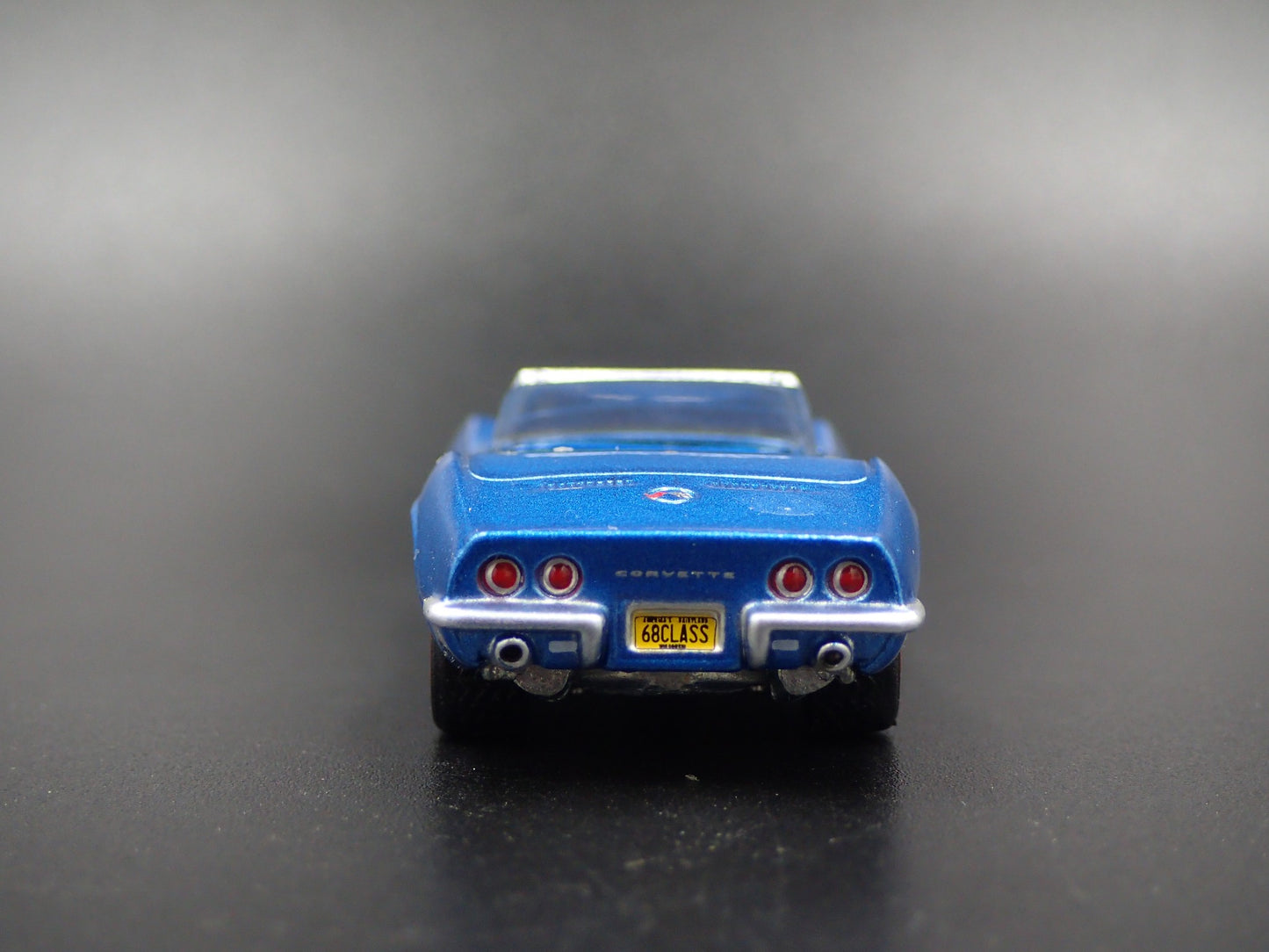 1968 68 CHEVY CHEVROLET CORVETTE CONVERTIBLE BLUE 1/64 SCALE DIECAST MODEL CAR