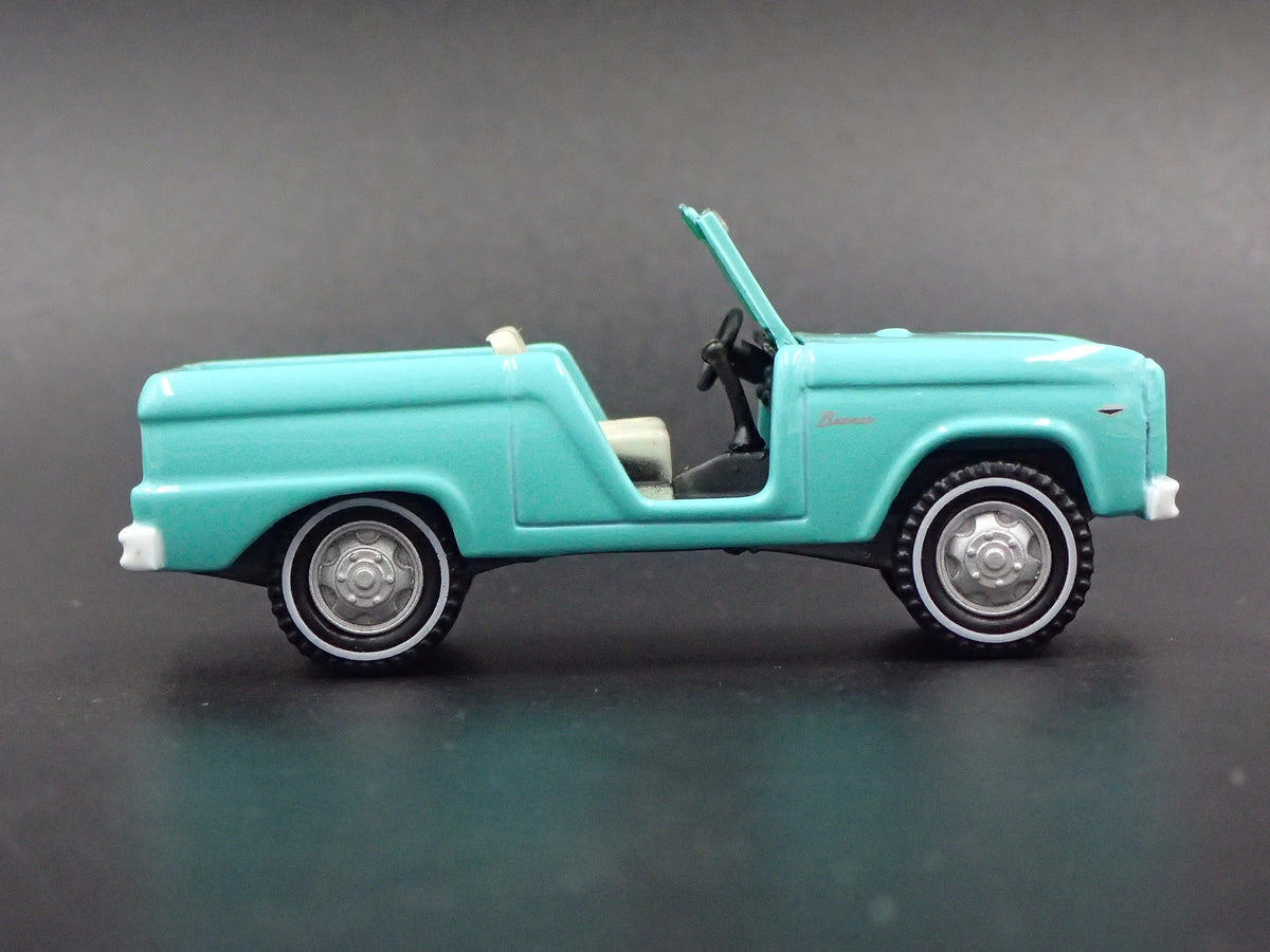 1966 66 FORD BRONCO BABY BLUE 1:64 SCALE COLLECTIBLE DIECAST MODEL CAR