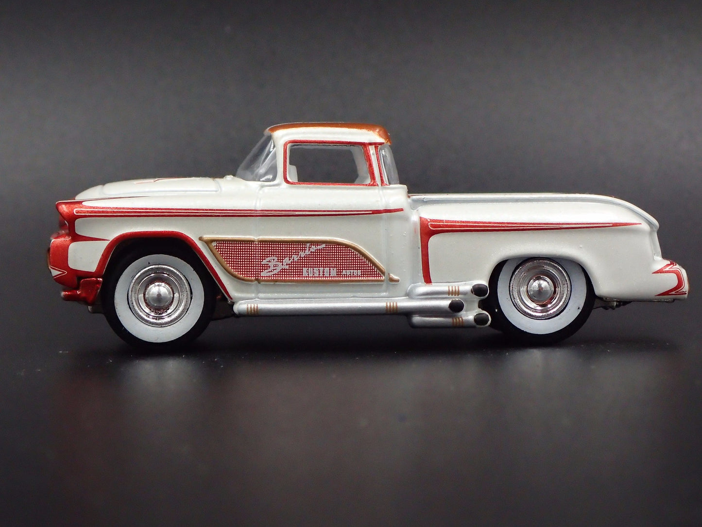1955 55 CHEVY CHEVROLET TRUCK KOPPER KART BARRIS CUSTOM 1:64 DIECAST MODEL CAR