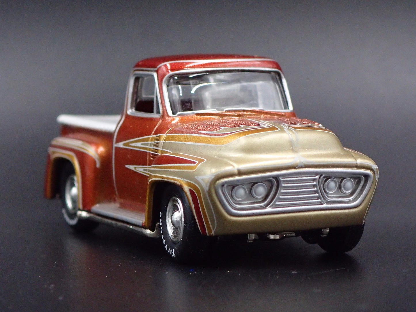 1954 54 FORD F-100 TRUCK BARRIS CUSTOM WILD KAT 1:64 SCALE DIECAST MODEL CAR