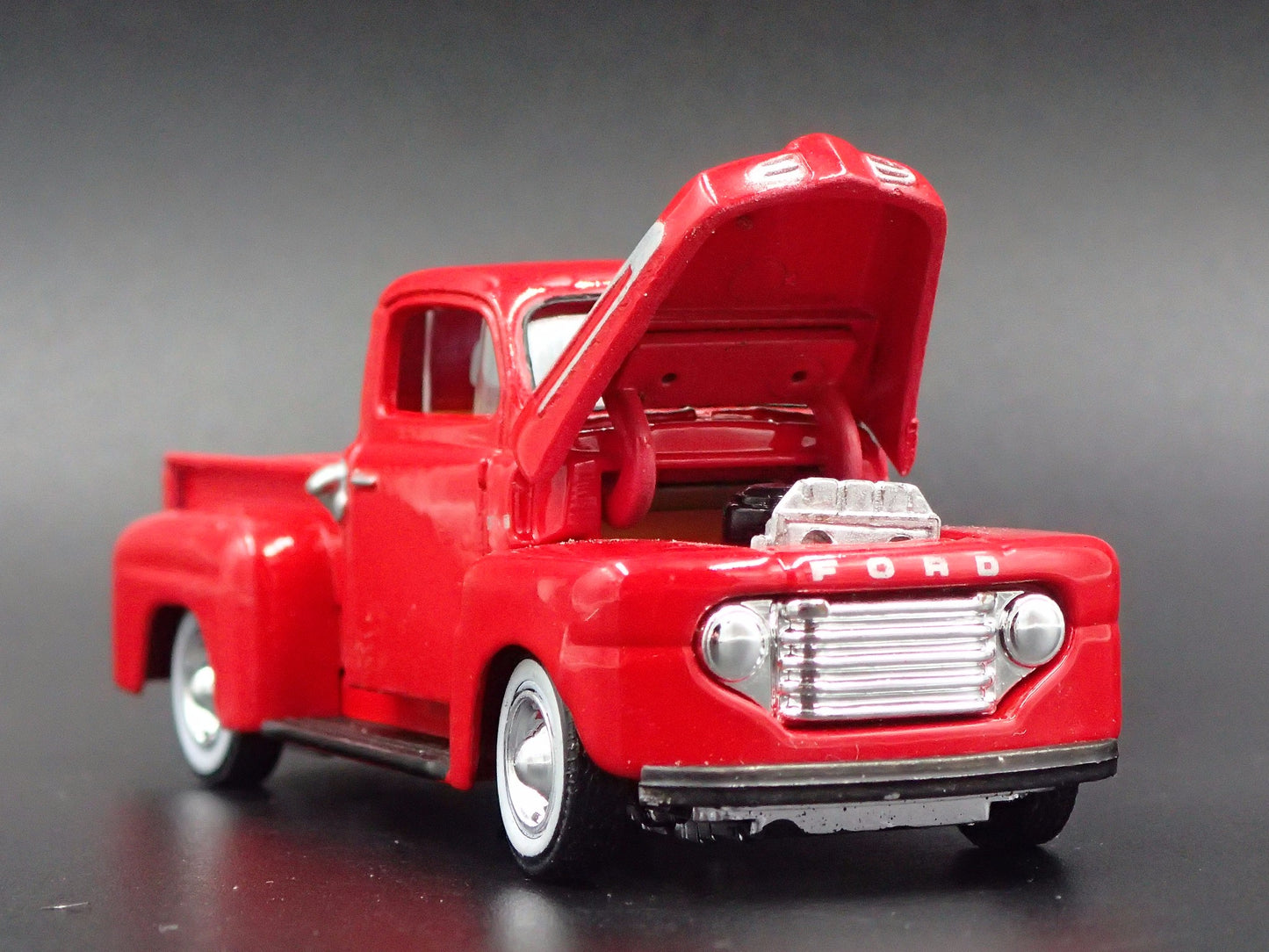 1948 48 FORD PICKUP TRUCK RED 1:64 SCALE LIMITED COLLECTIBLE DIECAST MODEL CAR
