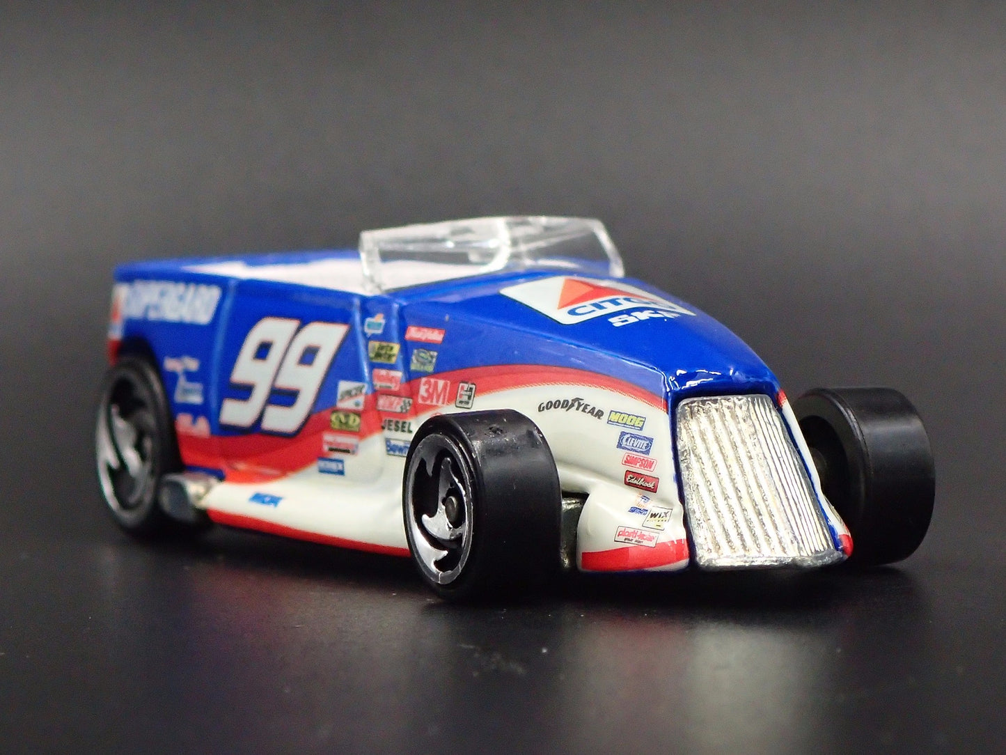 1937 37 FORD PHAETON CUSTOM CITGO HOT ROD 1:64 SCALE DIORAMA DIECAST MODEL CAR