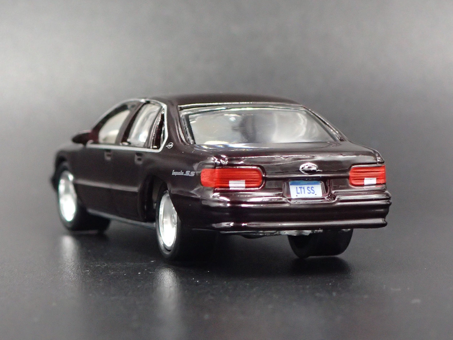 1996 96 CHEVY CHEVROLET IMPALA SS CHERRY 1:64 SCALE DIORAMA DIECAST MODEL CAR