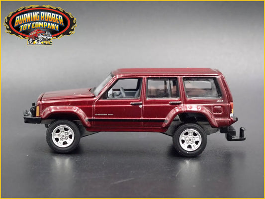 1984-2001 JEEP CHEROKEE XJ SPORT 4 DOOR W/ HITCH 1:64 SCALE DIECAST MODEL CAR