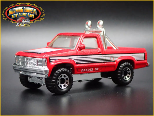 1987-1996 DODGE DAKOTA PICKUP TRUCK RED 1/64 SCALE COLLECTIBLE DIECAST MODEL CAR