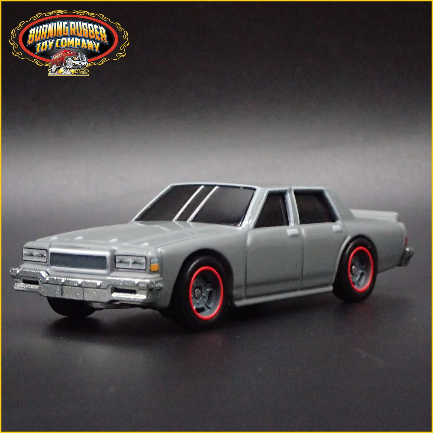 1987 87 CHEVY CHEVROLET CAPRICE 4 FOUR DOOR 1/64 SCALE DIORAMA DIECAST MODEL CAR