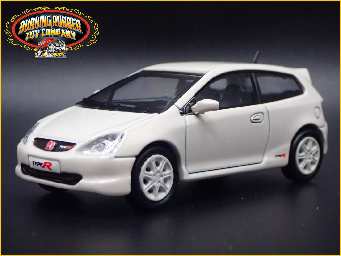 2007-2011 HONDA CIVIC TYPE R EP3 WHITE 1:64 SCALE COLLECTIBLE DIECAST MODEL CAR