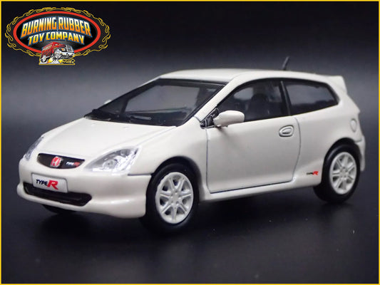 2007-2011 HONDA CIVIC TYPE R EP3 WHITE 1:64 SCALE COLLECTIBLE DIECAST MODEL CAR