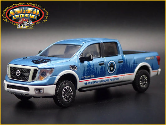 2016-2024 NISSAN TITAN XD PRO-4X TRUCK HITCH SMOKEY BEAR 1:64 SCALE DIECAST CAR
