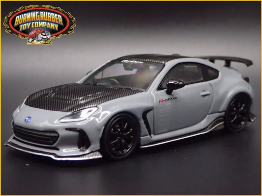 2021-2025 SUBARU BRZ GRAY RARE 1/64 SCALE COLLECTIBLE DIORAMA DIECAST MODEL CAR