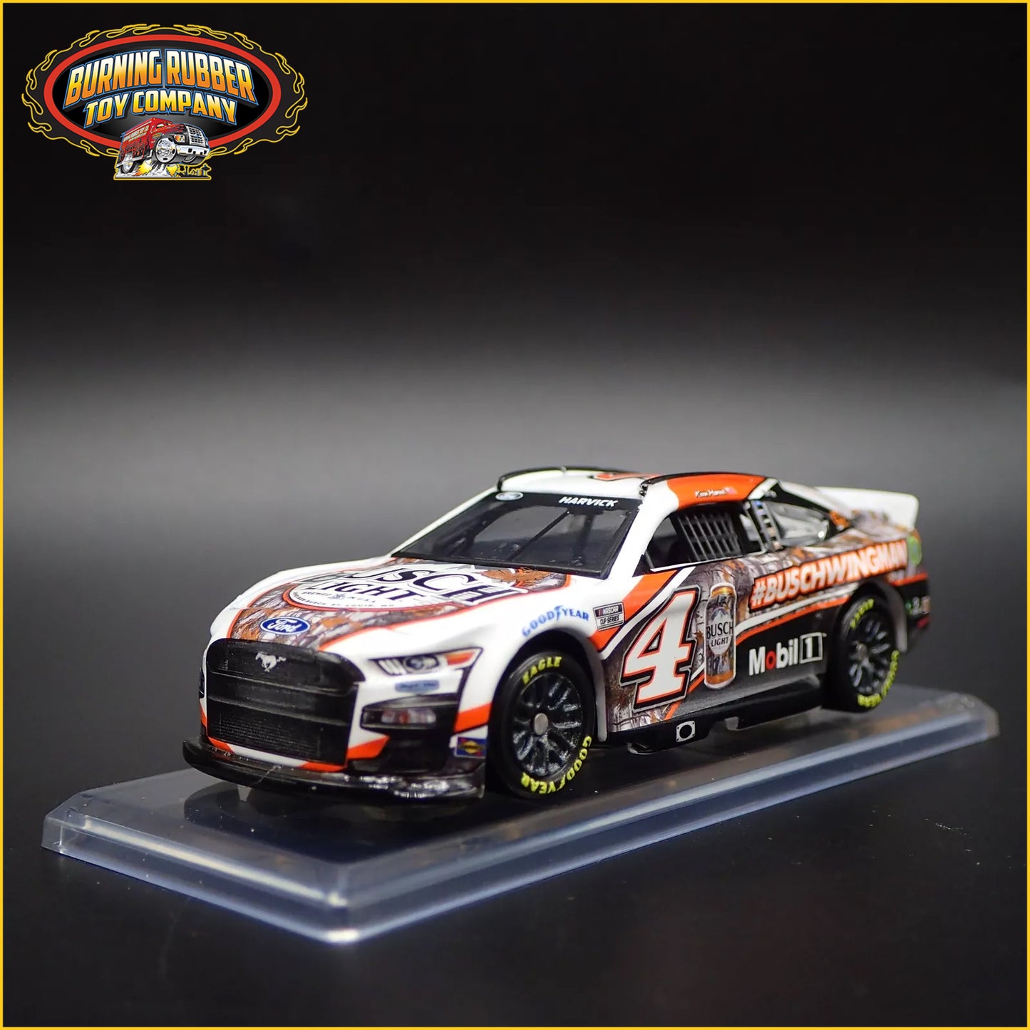 2022 22 FORD MUSTANG #4 KEVIN HARVICK BUSCH LIGHT WINGMAN NASCAR 1:64 MODEL CAR
