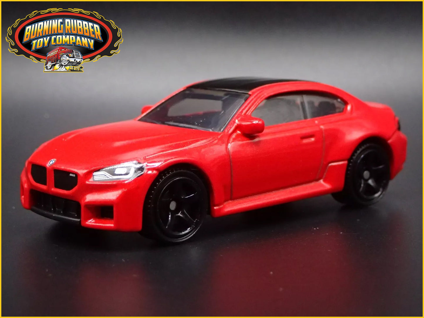 2023-2025 BMW M2 COUPE RED 1:64 SCALE COLLECTIBLE DIORAMA DIECAST MODEL CAR