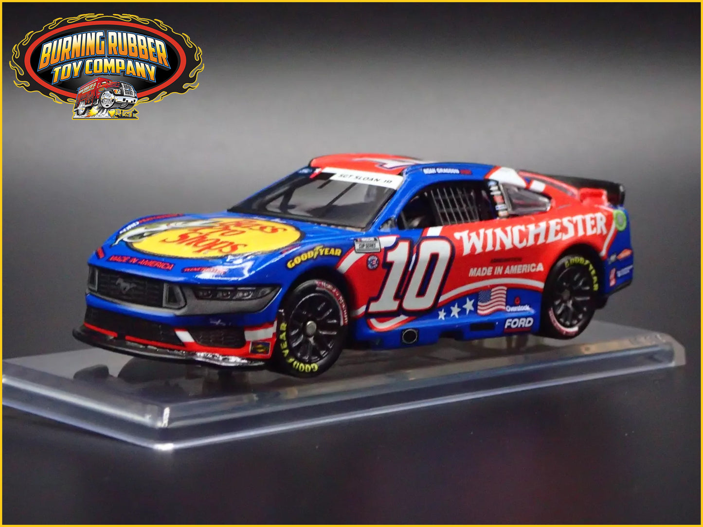 2024 24 FORD MUSTANG #10 NOAH GRAGSON BASS PRO SHOP NASCAR 1:64 SCALE DIECAST