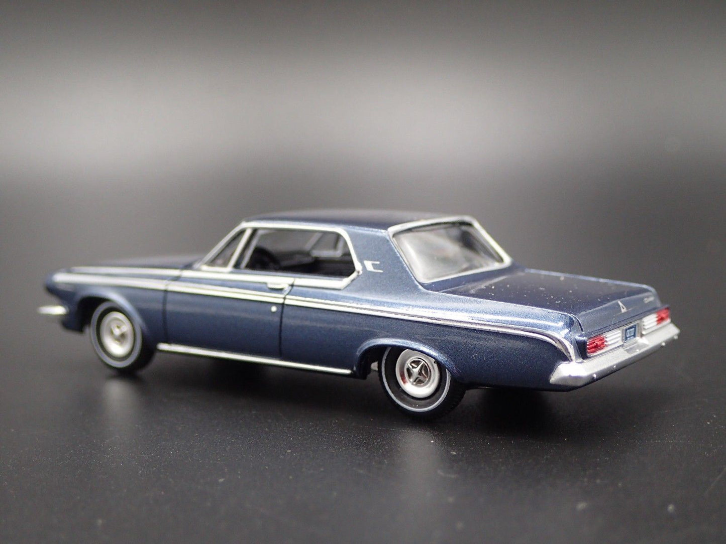 1963 63 DODGE POLARA BLUE 1/64 SCALE COLLECTIBLE DIORAMA DIECAST MODEL CAR