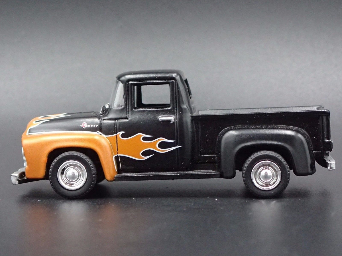 1956 56 FORD F100 PICKUP TRUCK 1:64 SCALE COLLECTIBLE DIORAMA DIECAST MODEL CAR-Burning Rubber Toy Company