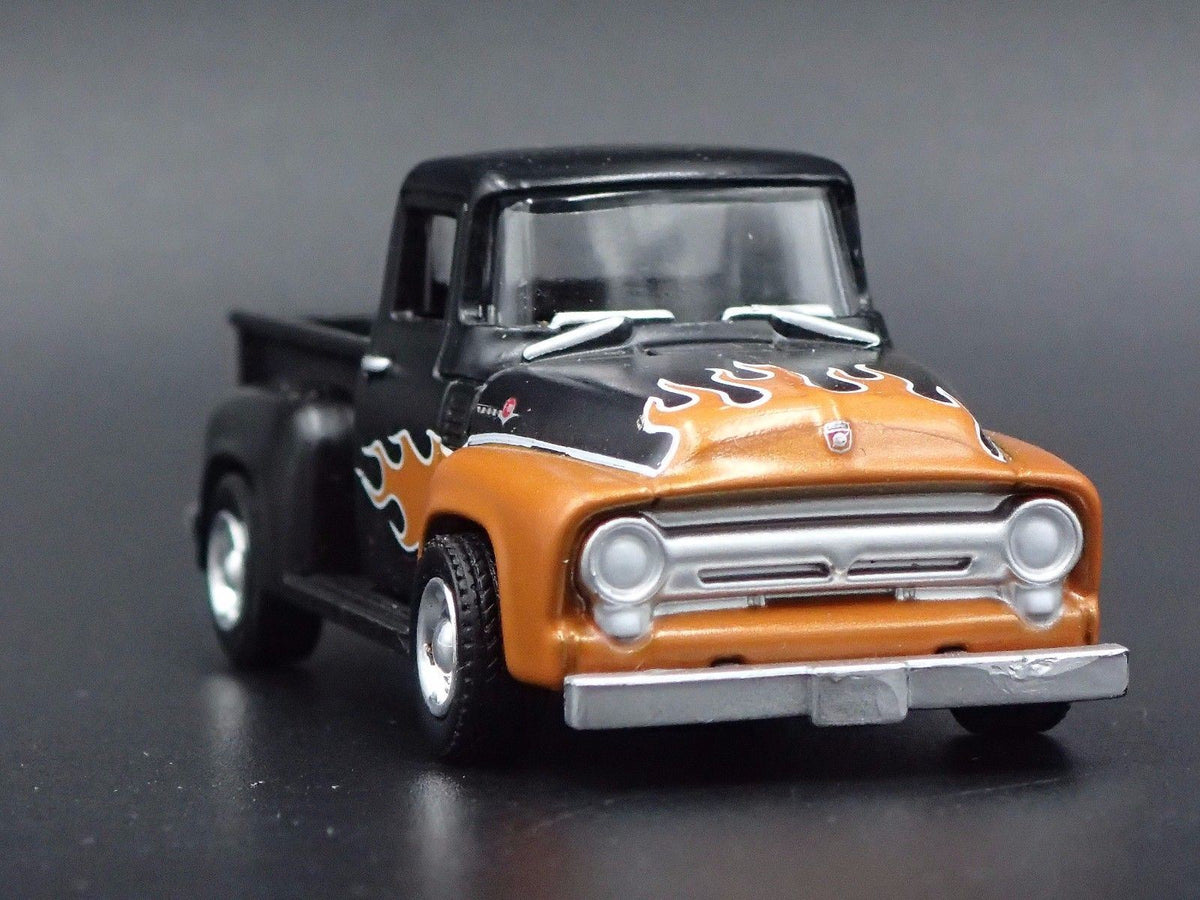 1956 56 FORD F100 PICKUP TRUCK 1:64 SCALE COLLECTIBLE DIORAMA DIECAST MODEL CAR-Burning Rubber Toy Company