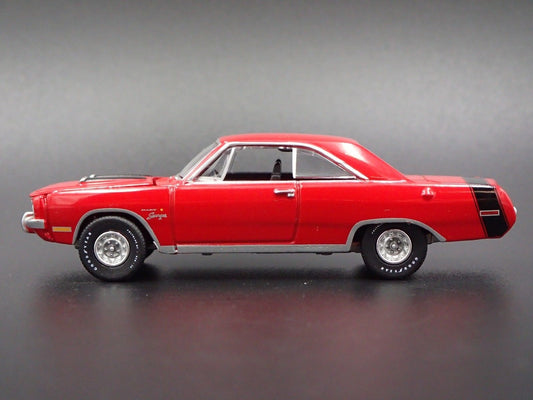1971 71 DODGE DART SWINGER RARE 1:64 SCALE COLLECTIBLE DIORAMA DIECAST MODEL CAR-Burning Rubber Toy Company
