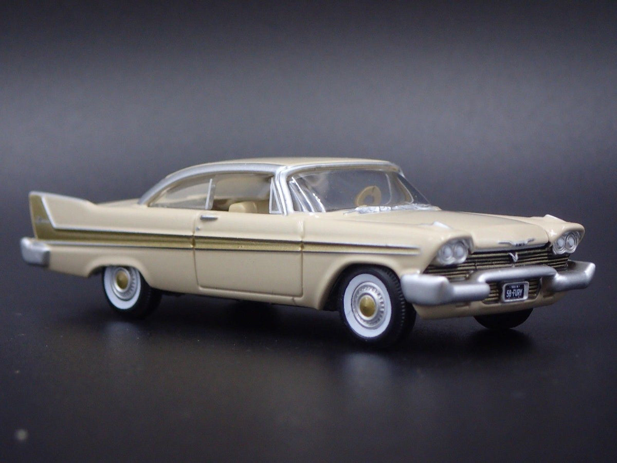 1958 58 PLYMOUTH FURY RARE 1/64 SCALE COLLECTIBLE DIORAMA DIECAST MODEL CAR