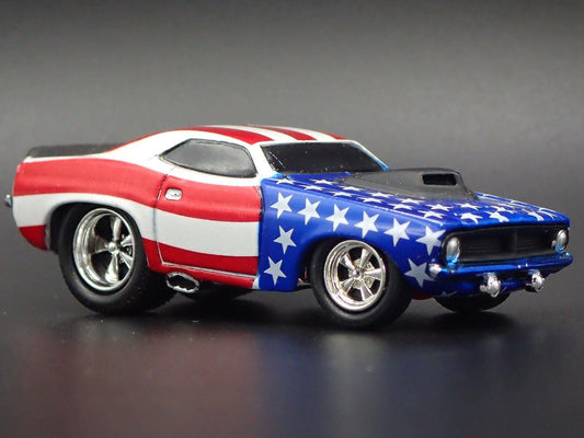 1970 PLYMOUTH CUDA USA RARE 1:64 SCALE LIMITED DIECAST COLLECTIBLE MODEL CAR-Burning Rubber Toy Company