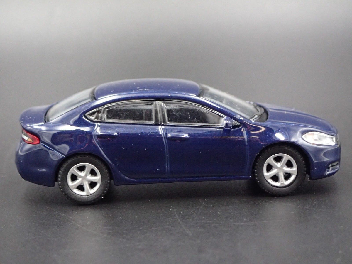 2013-2016 DODGE DART GT BLUE 1/64 SCALE COLLECTIBLE DIORAMA DIECAST MODEL CAR