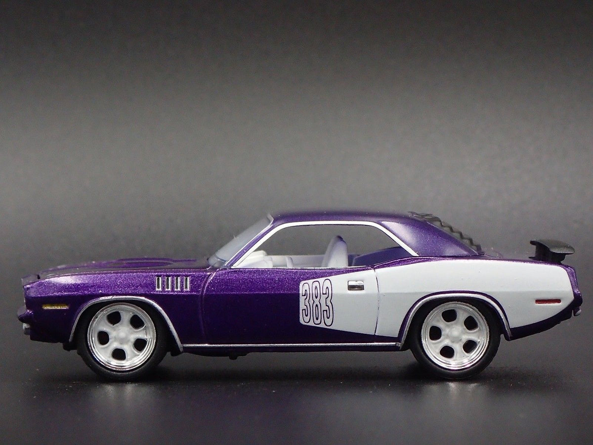 1971 PLYMOUTH CUDA 383 RARE 1/64 SCALE LIMITED COLLECTIBLE DIECAST MODEL CAR-Burning Rubber Toy Company