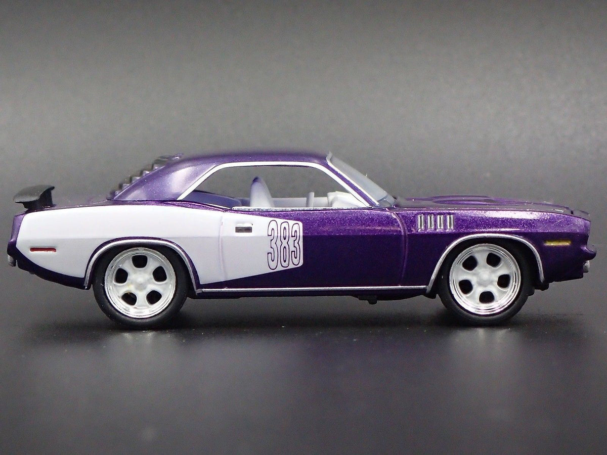 1971 PLYMOUTH CUDA 383 RARE 1/64 SCALE LIMITED COLLECTIBLE DIECAST MODEL CAR-Burning Rubber Toy Company