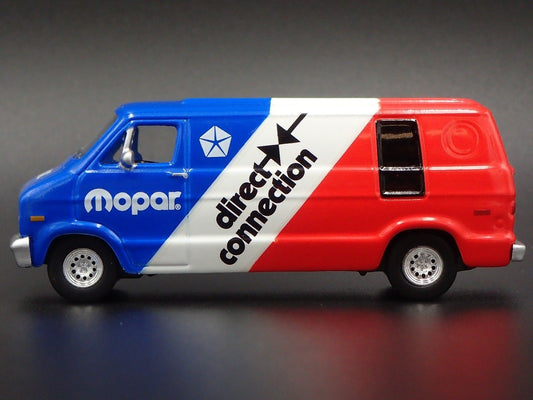 1976 DODGE B100 VAN MOPAR RARE 1/64 LIMITED COLLECTIBLE DIECAST MODEL CAR-Burning Rubber Toy Company