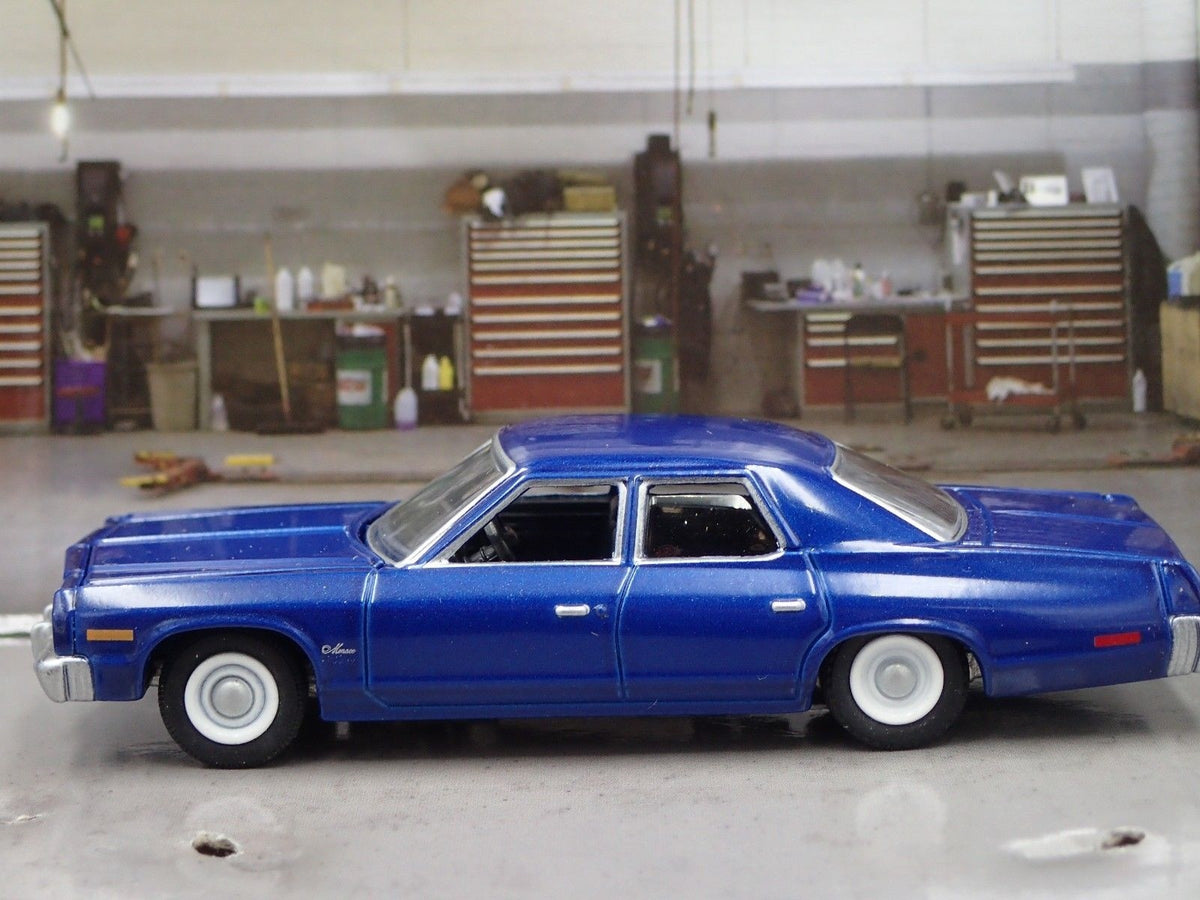 1975 DODGE MONACO 4 FOUR DOOR RARE 1/64 SCALE COLLECTIBLE DIECAST MODEL CAR-Burning Rubber Toy Company