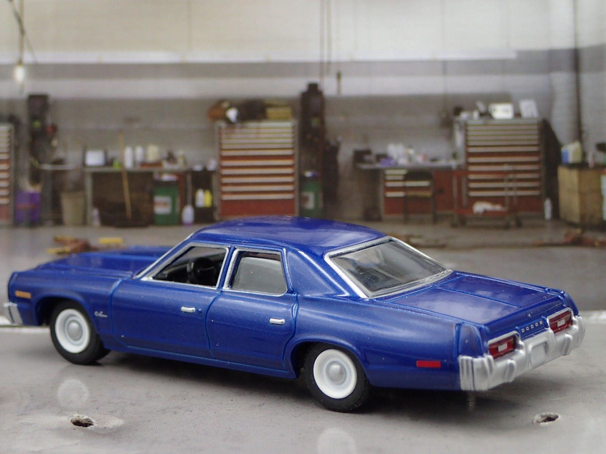 1975 DODGE MONACO 4 FOUR DOOR RARE 1/64 SCALE COLLECTIBLE DIECAST MODEL CAR-Burning Rubber Toy Company