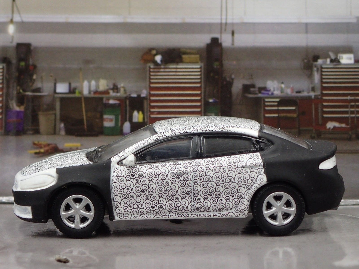 2013-2016 DODGE DART GT SPY SHOT RARE 1/64 SCALE COLLECTIBLE DIECAST MODEL CAR-Burning Rubber Toy Company