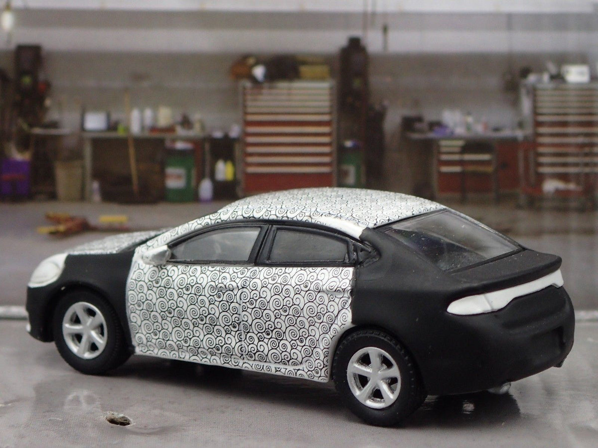 2013-2016 DODGE DART GT SPY SHOT RARE 1/64 SCALE COLLECTIBLE DIECAST MODEL CAR-Burning Rubber Toy Company