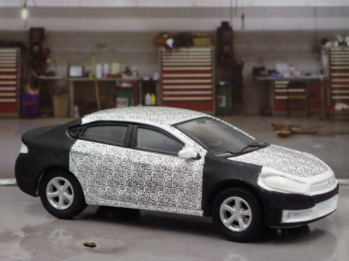 2013-2016 DODGE DART GT SPY SHOT RARE 1/64 SCALE COLLECTIBLE DIECAST MODEL CAR-Burning Rubber Toy Company