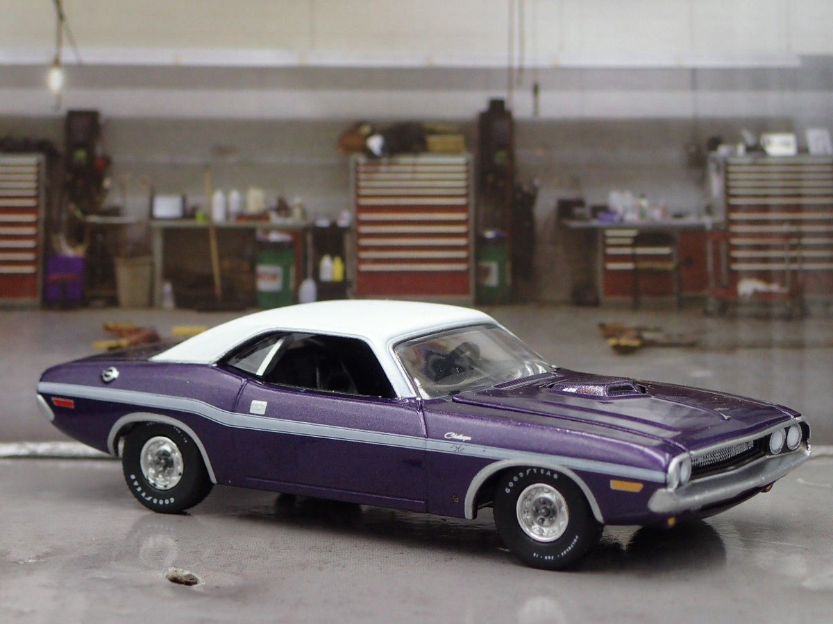 1970 DODGE CHALLENGER R/T RARE 1:64 SCALE LIMITED COLLECTIBLE DIECAST MODEL CAR-Burning Rubber Toy Company