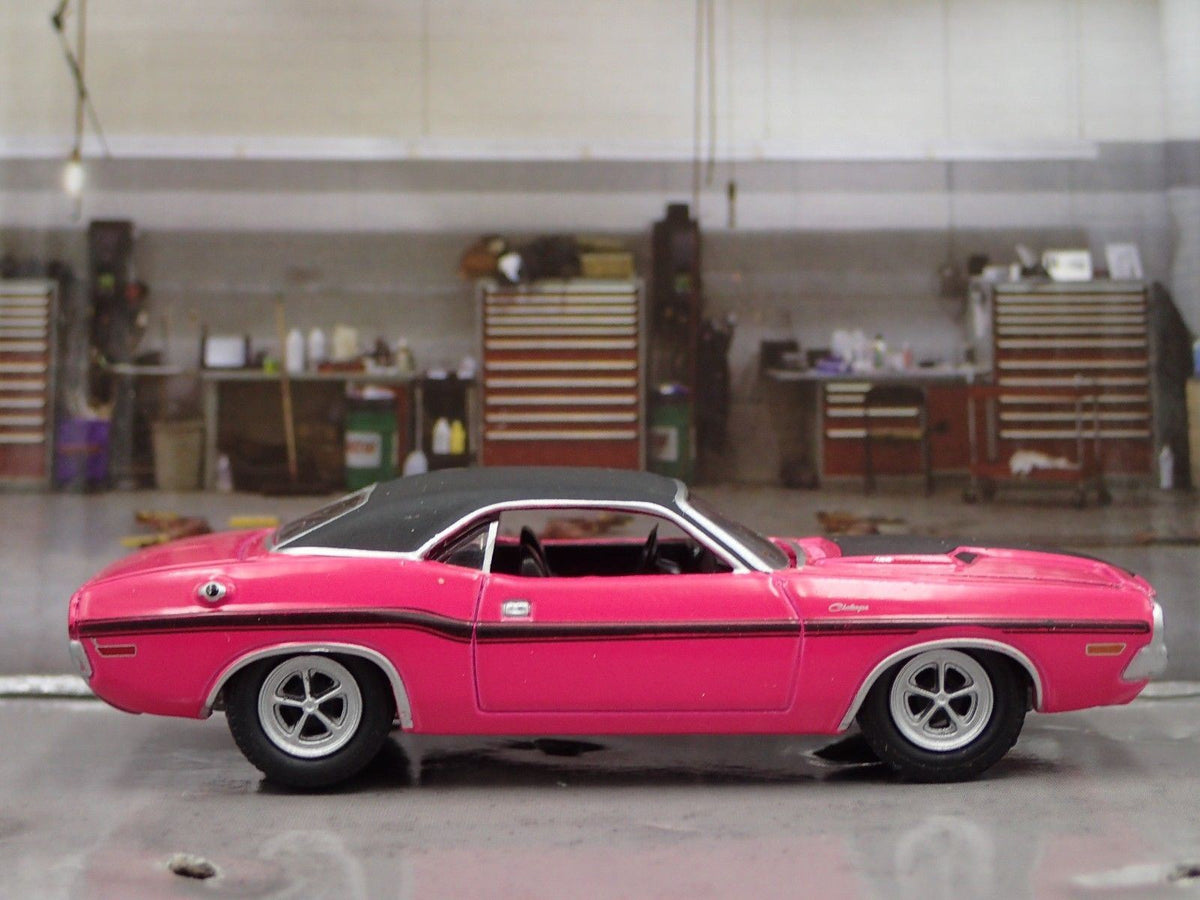 1970 70 DODGE CHALLENGER R/T RARE 1:64 SCALE COLLECTIBLE DIECAST MODEL CAR-Burning Rubber Toy Company