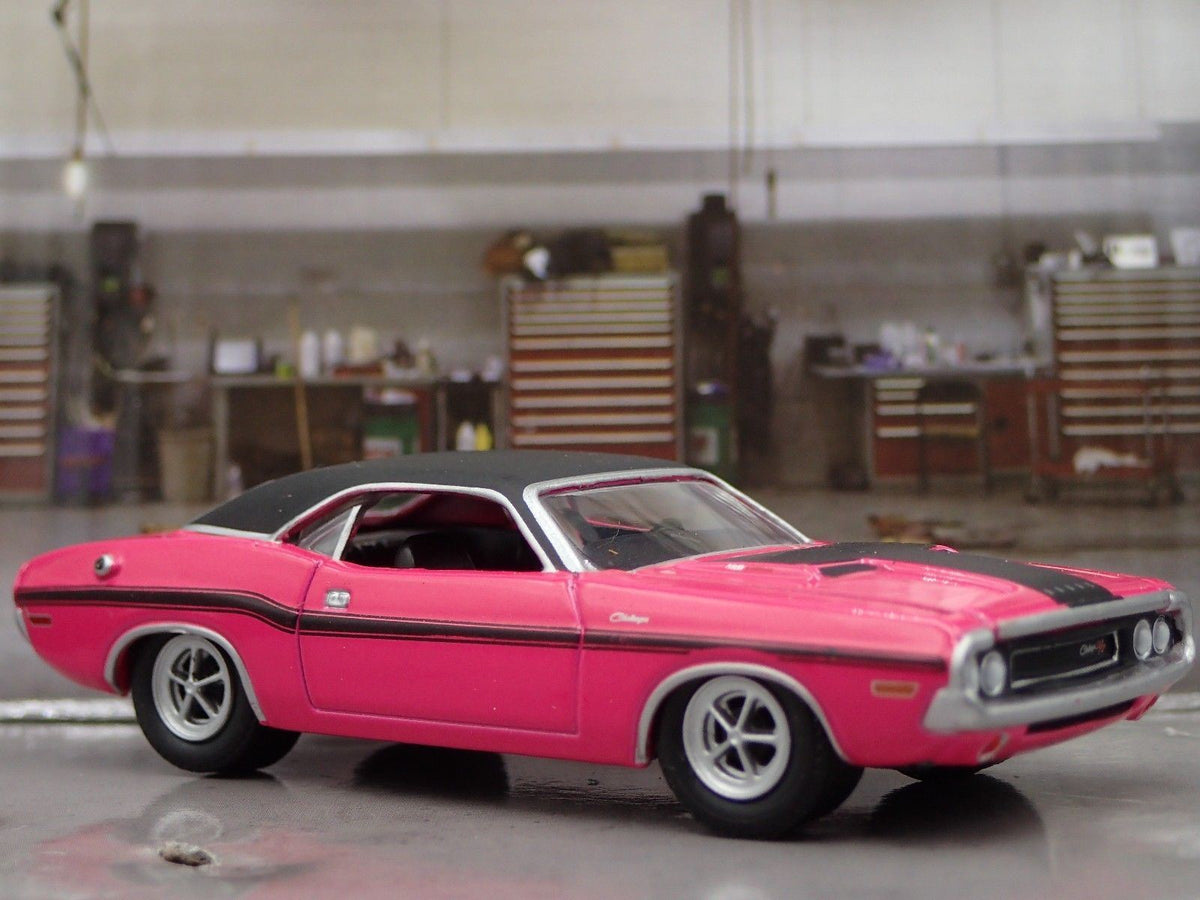 1970 70 DODGE CHALLENGER R/T RARE 1:64 SCALE COLLECTIBLE DIECAST MODEL CAR-Burning Rubber Toy Company