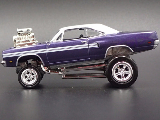 1970 70 PLYMOUTH GTX ZINGER PURPLE 1/64 SCALE COLLECTIBLE DIECAST MODEL CAR-Burning Rubber Toy Company