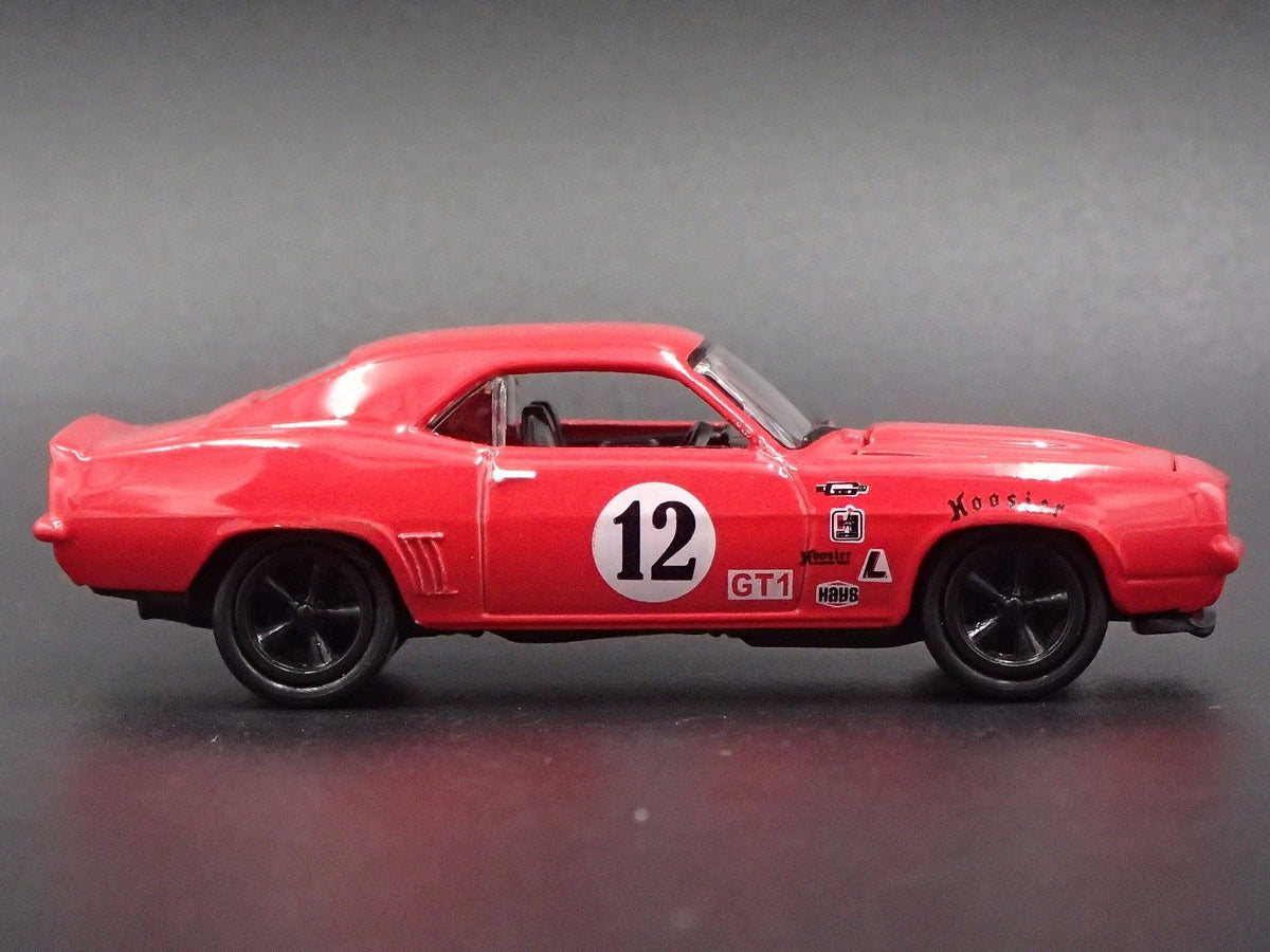 1969 69 CHEVY CHEVROLET CAMARO SS RED 1:64 SCALE DIORAMA DIECAST MODEL CAR
