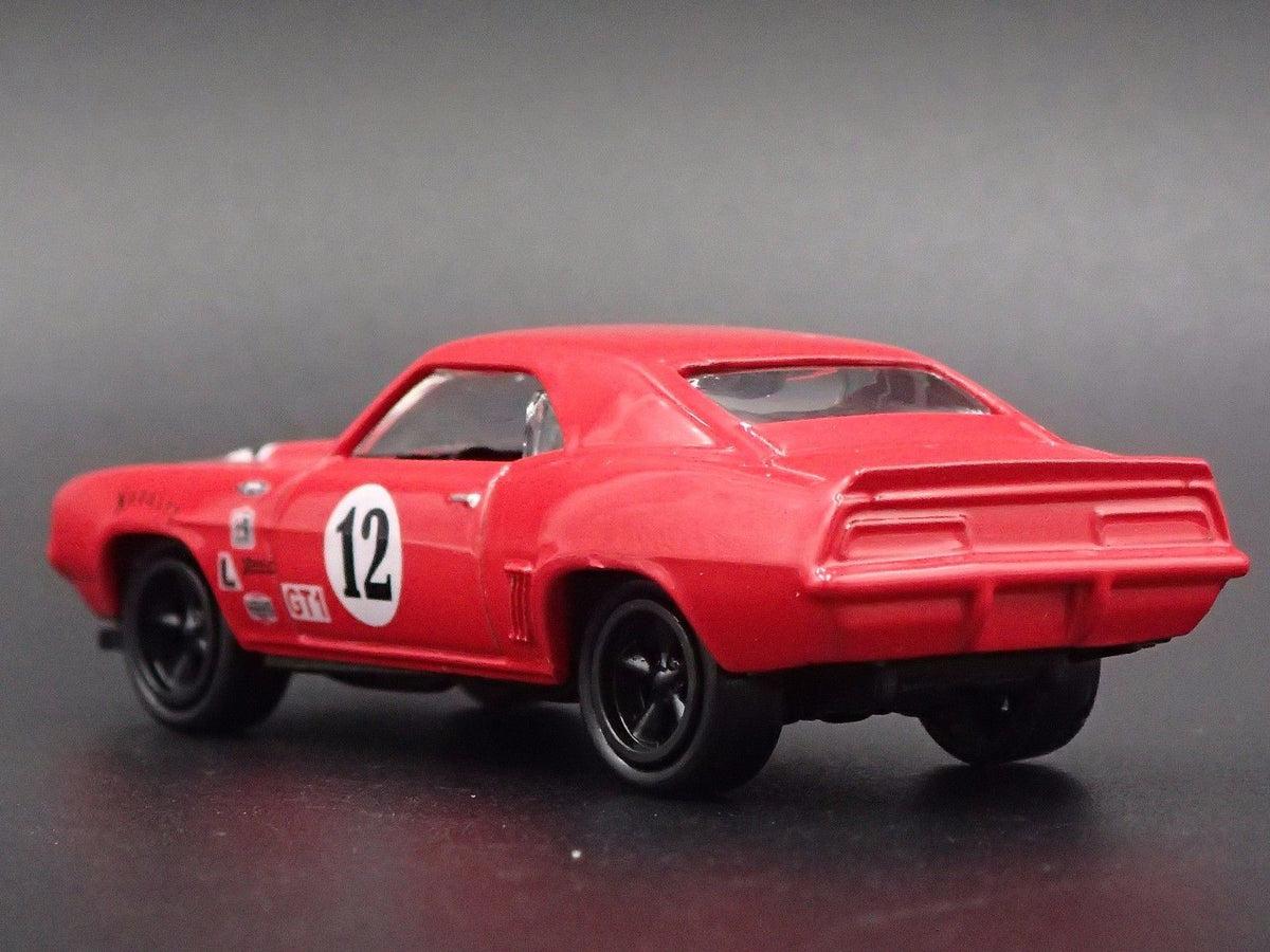 1969 69 CHEVY CHEVROLET CAMARO SS RED 1:64 SCALE DIORAMA DIECAST MODEL CAR