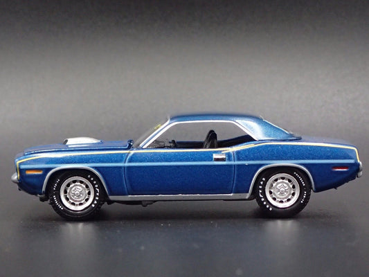 1970 PLYMOUTH HEMI CUDA RARE 1:64 SCALE COLLECTIBLE DIORAMA DIECAST MODEL CAR-Burning Rubber Toy Company