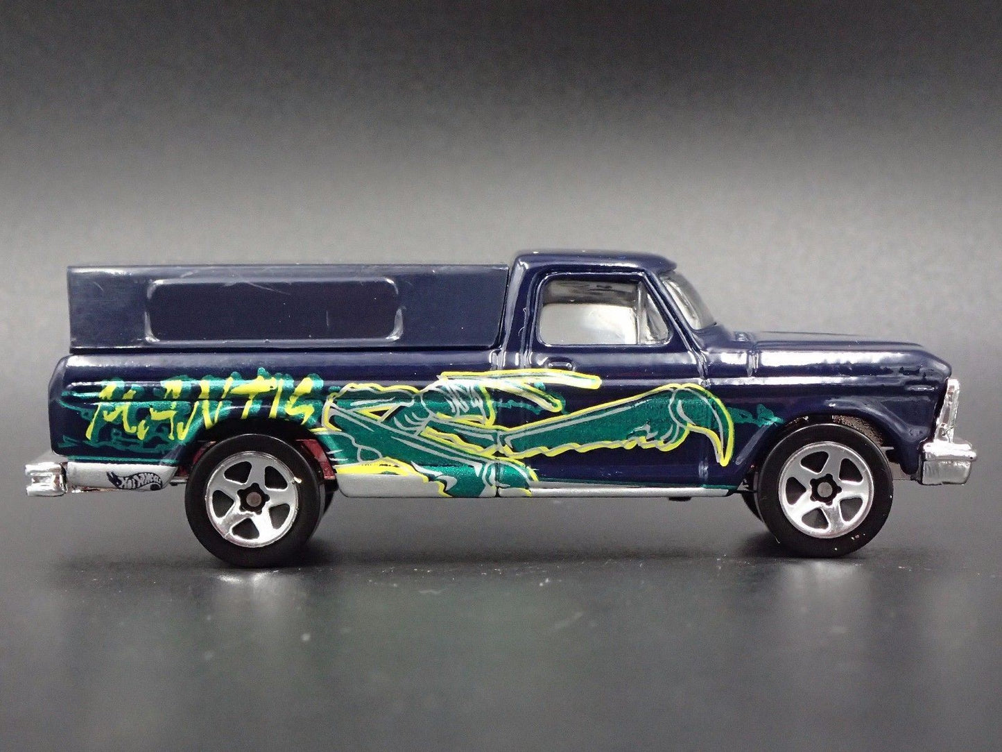 1973-1979 FORD F150 LONG BED PICKUP TRUCK BLUE 1/64 SCALE DIECAST MODEL CAR