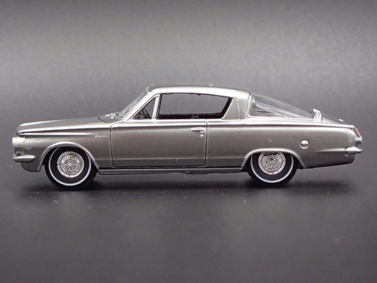 1964 64 PLYMOUTH BARRACUDA RARE 1/64 SCALE COLLECTIBLE DIORAMA DIECAST MODEL CAR-Burning Rubber Toy Company