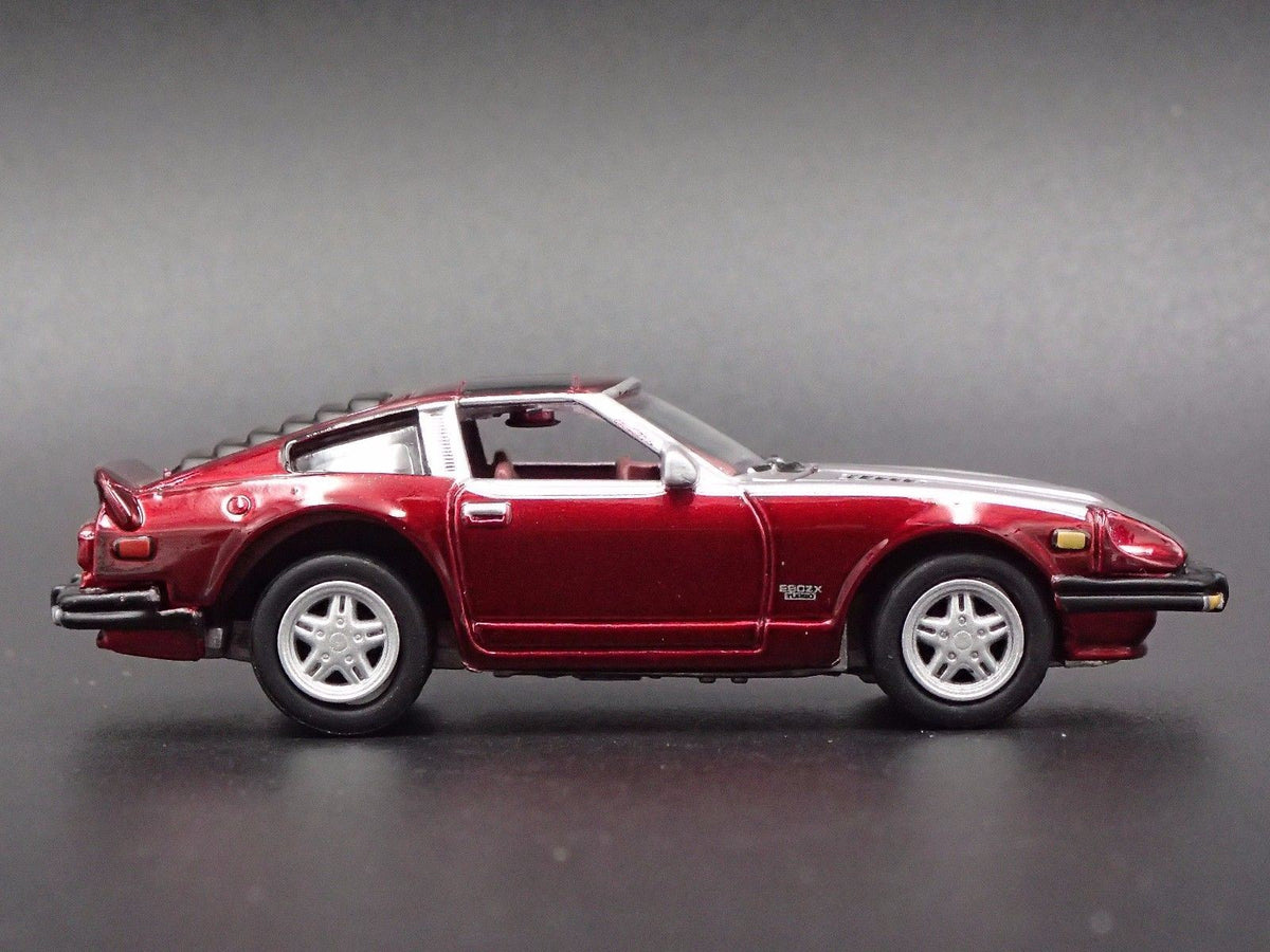 1981 81 DATSUN 280ZX TURBO RARE 1:64 SCALE COLLECTIBLE DIORAMA DIECAST MODEL CAR-Burning Rubber Toy Company
