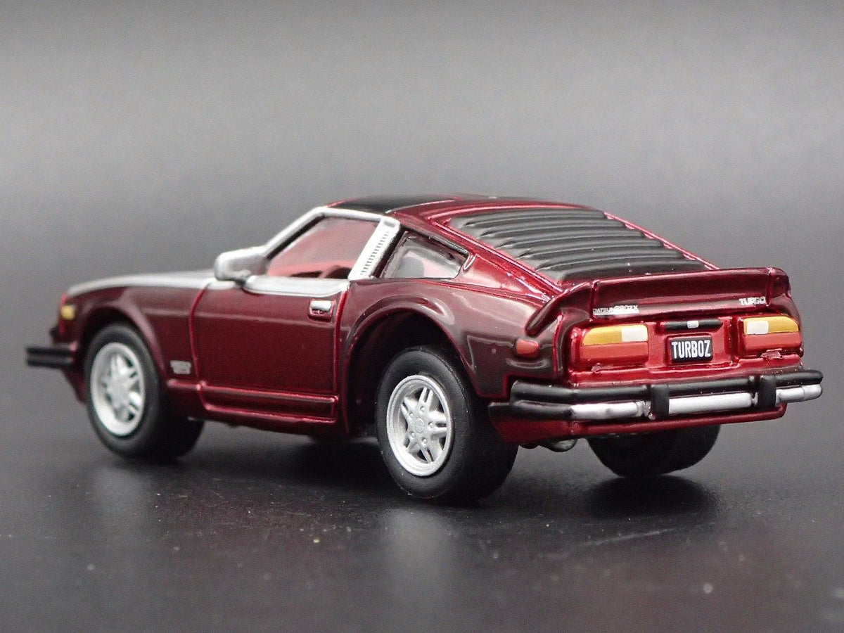 1981 81 DATSUN 280ZX TURBO RARE 1:64 SCALE COLLECTIBLE DIORAMA DIECAST MODEL CAR-Burning Rubber Toy Company
