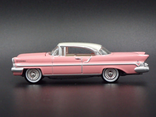 1957 57 LINCOLN PREMIERE HARDTOP PINK 1:64 SCALE DIORAMA DIECAST MODEL CAR