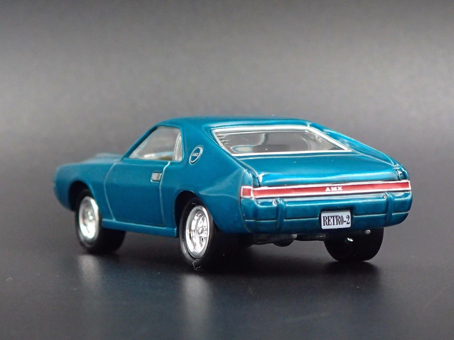 1969 AMC AMX RARE 1:64 COLLECTIBLE DIORAMA DIECAST MODEL CAR