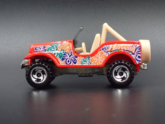 1986-1995 JEEP WRANGLER CJ7 YJ 1:64 SCALE COLLECTIBLE DIORAMA DIECAST MODEL CAR