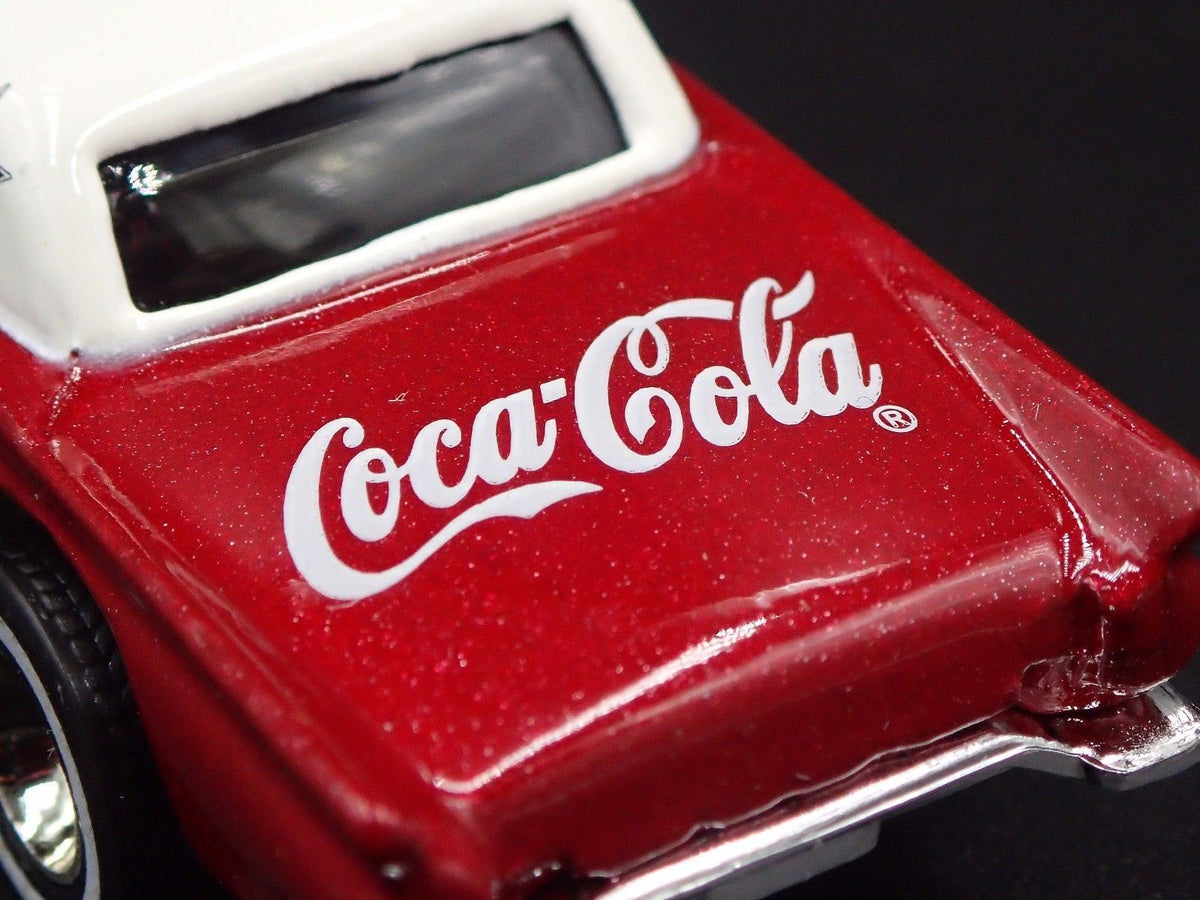 1957 FORD THUNDERBIRD TBIRD COCA COLA HOUSTON ASTROS RARE 1:64 DIECAST MODEL CAR-Burning Rubber Toy Company