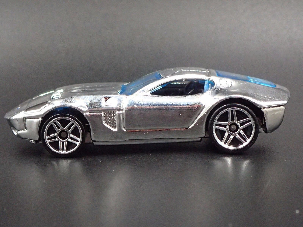 2005 05 FORD SHELBY GR1 CONCEPT CHROME 1:64 SCALE COLLECTIBLE DIECAST MODEL CAR-Burning Rubber Toy Company