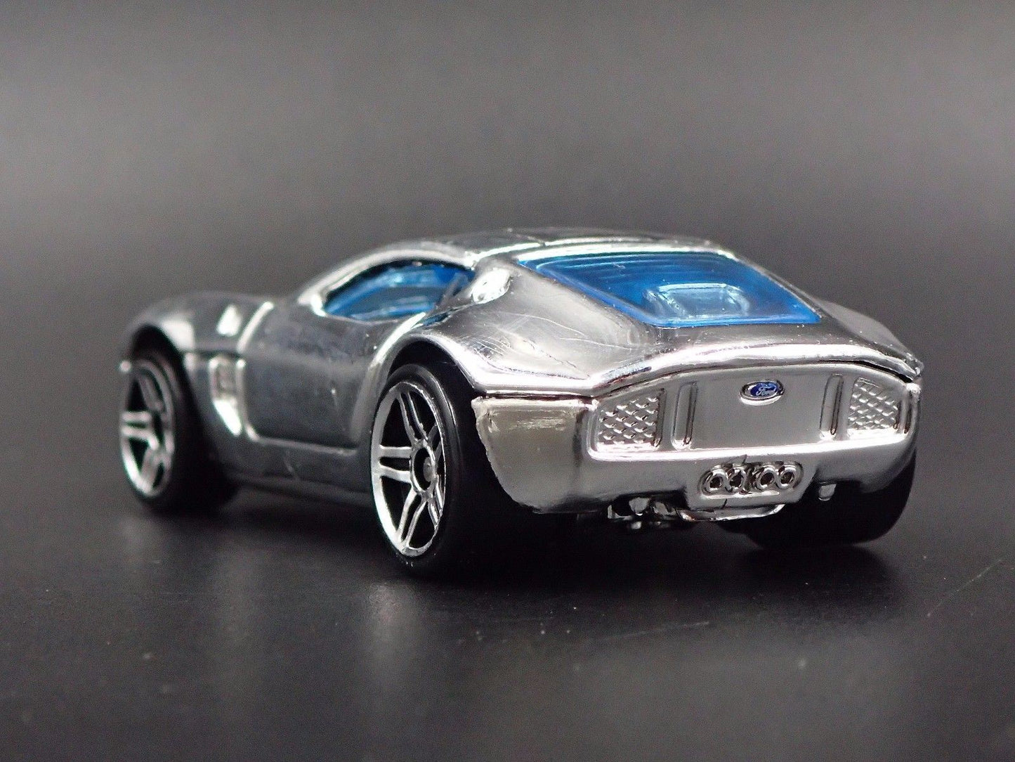 2005 05 FORD SHELBY GR1 CONCEPT CHROME 1:64 SCALE COLLECTIBLE DIECAST MODEL CAR