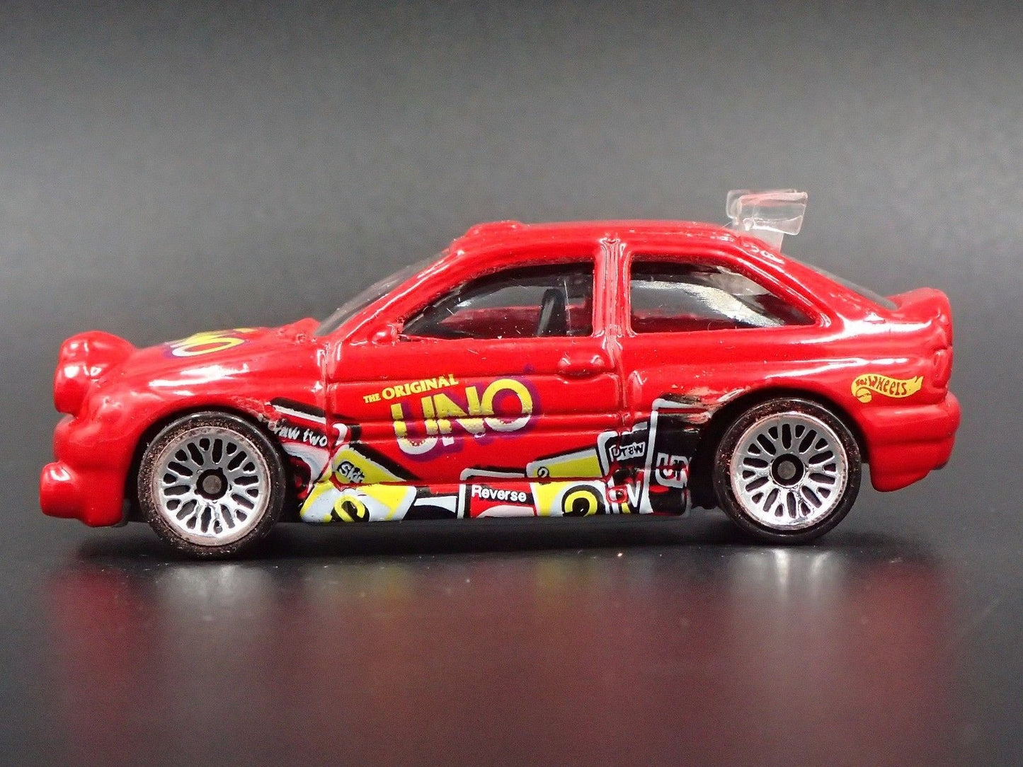 FORD ESCORT RALLY RACING UNO RED RARE 1:64 SCALE COLLECTIBLE DIECAST MODEL CAR